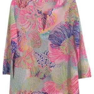 Lilly Pulitzer Amelia Island Tunic Size M (NWT) Roar of the Seas